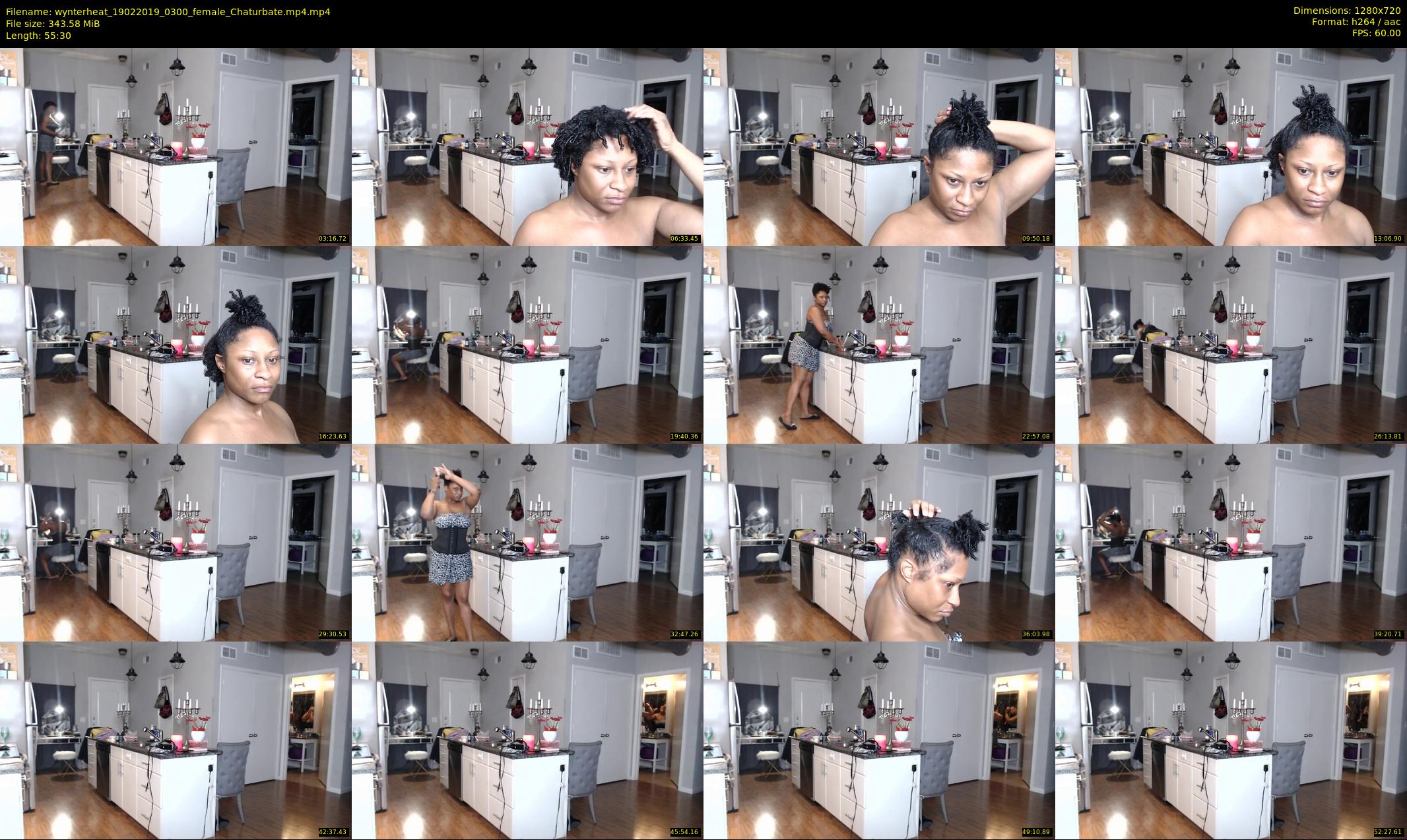 wynterheat — 56 minute Chaturbate female cam show recording, 720p, Feb 19, 2019