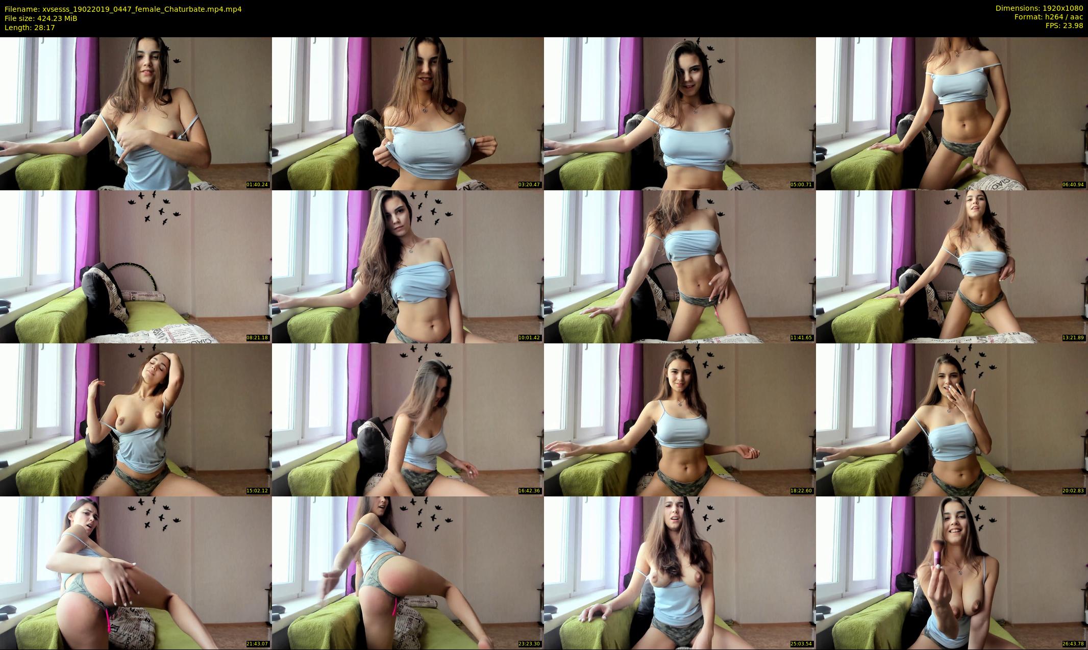 xvsesss — 29 minute Chaturbate female cam show recording, 1080p, Feb 19, 2019
