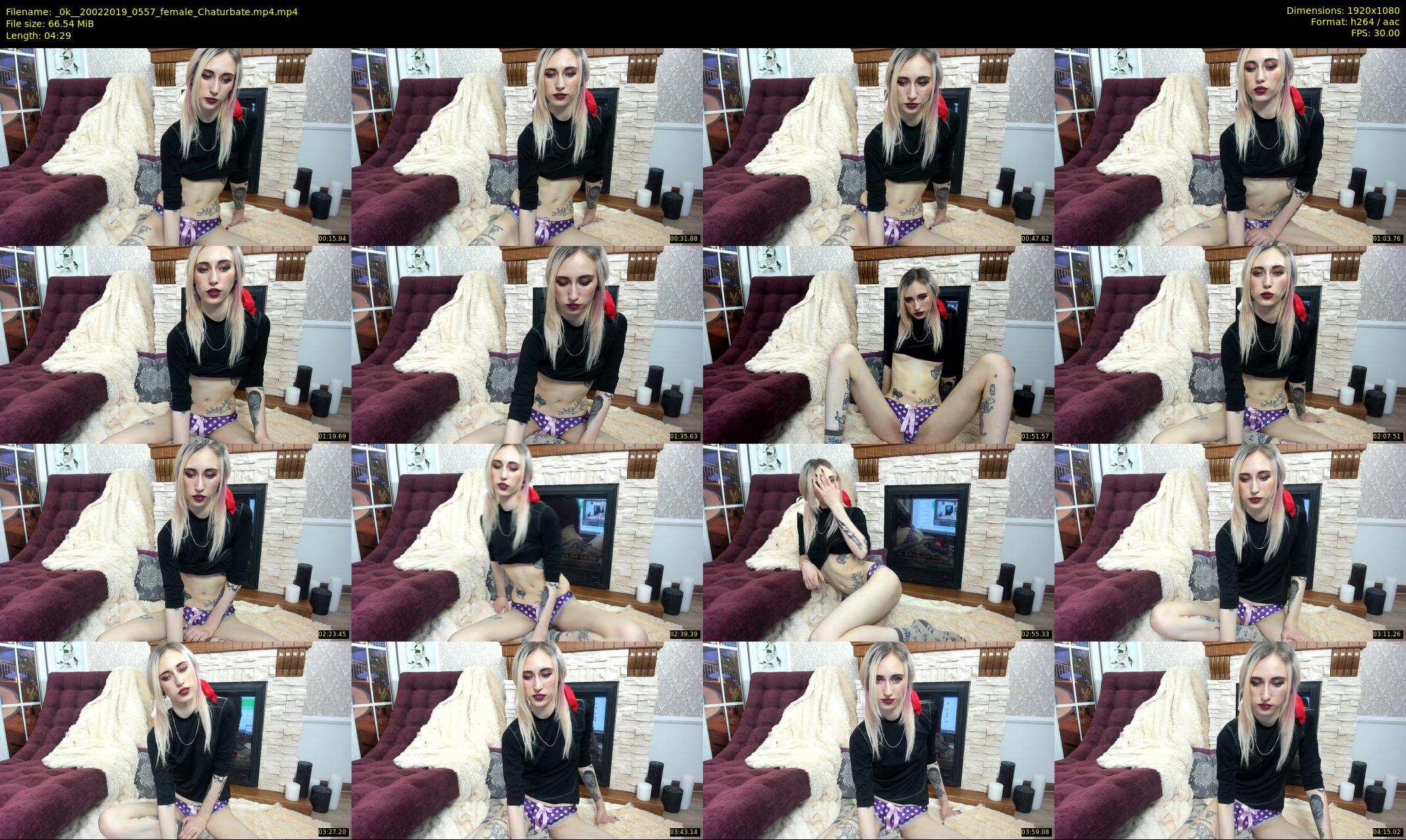_0k_ — 5 minute Chaturbate female cam show recording, 1080p, Feb 20, 2019