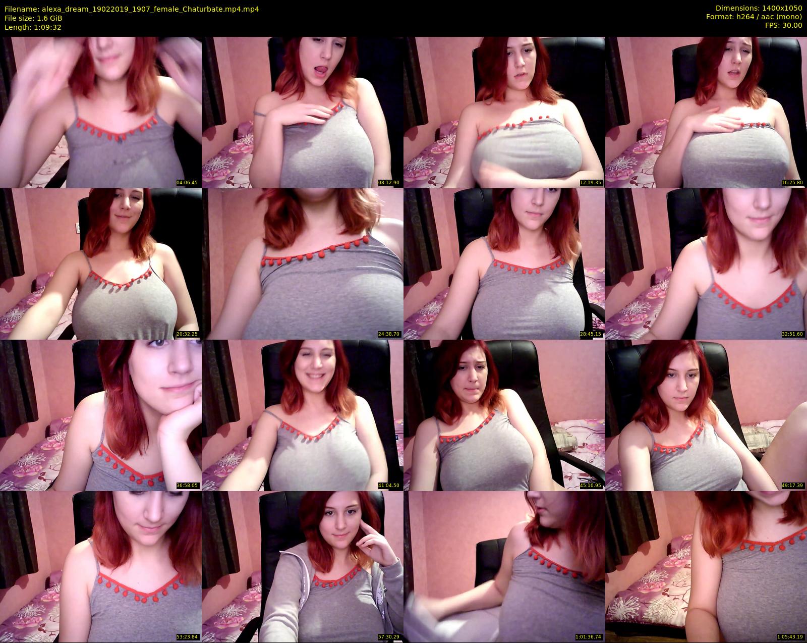 alexa_dream — 70 minute Chaturbate female cam show recording, 720p, Feb 19, 2019