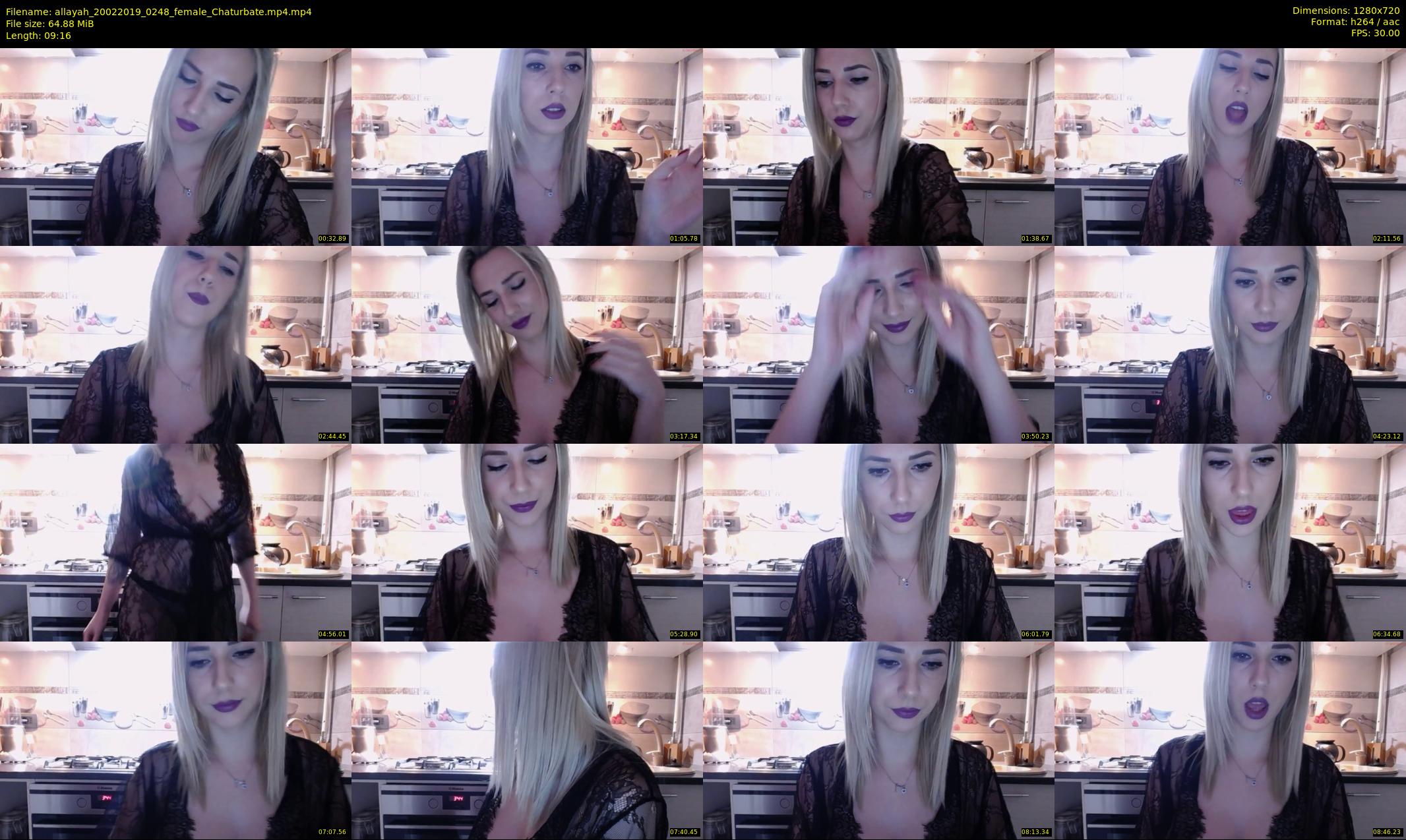 allayah — 10 minute Chaturbate female cam show recording, 720p, Feb 20, 2019