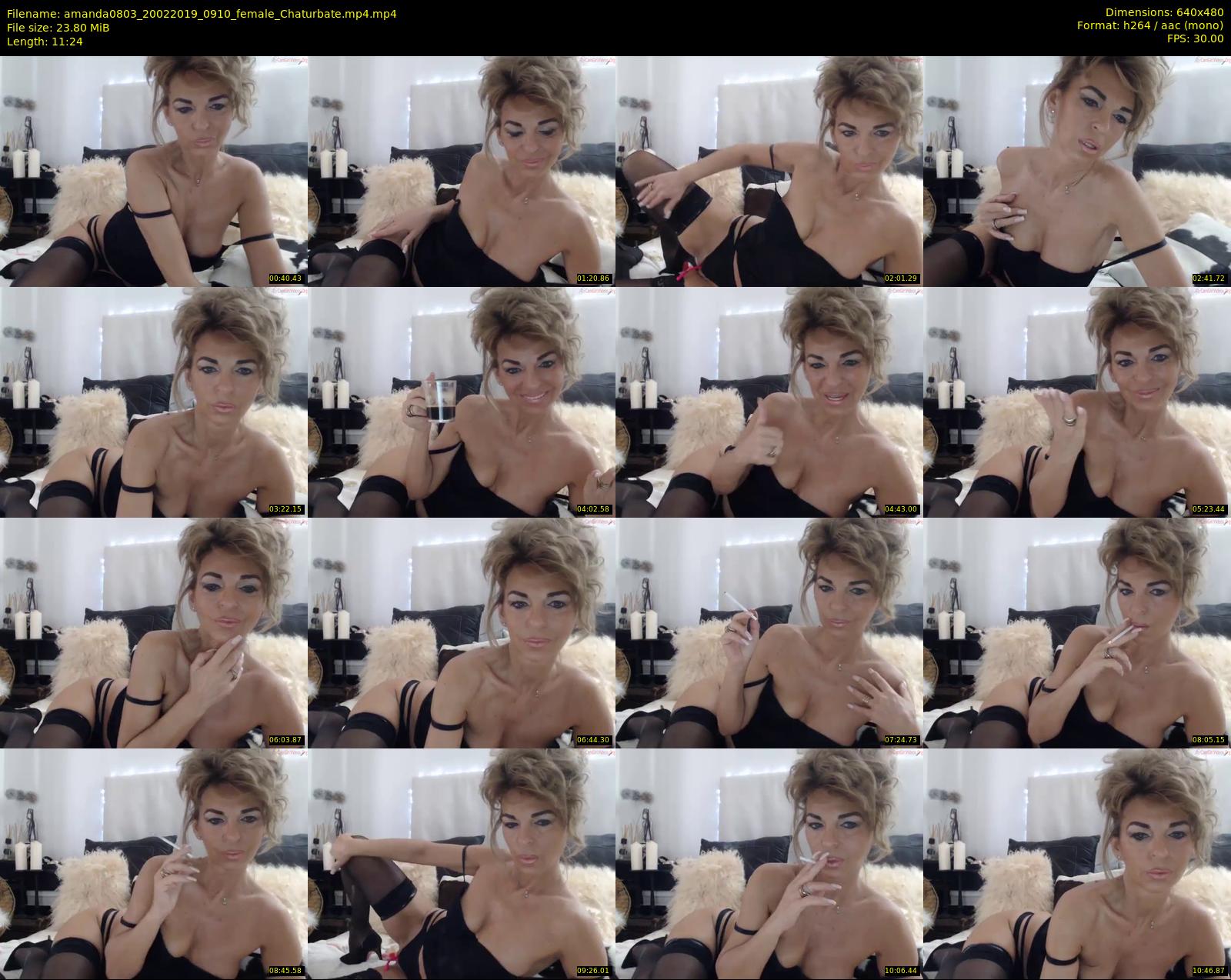 amanda0803 — 12 minute Chaturbate female cam show recording, 480p, Feb 20, 2019