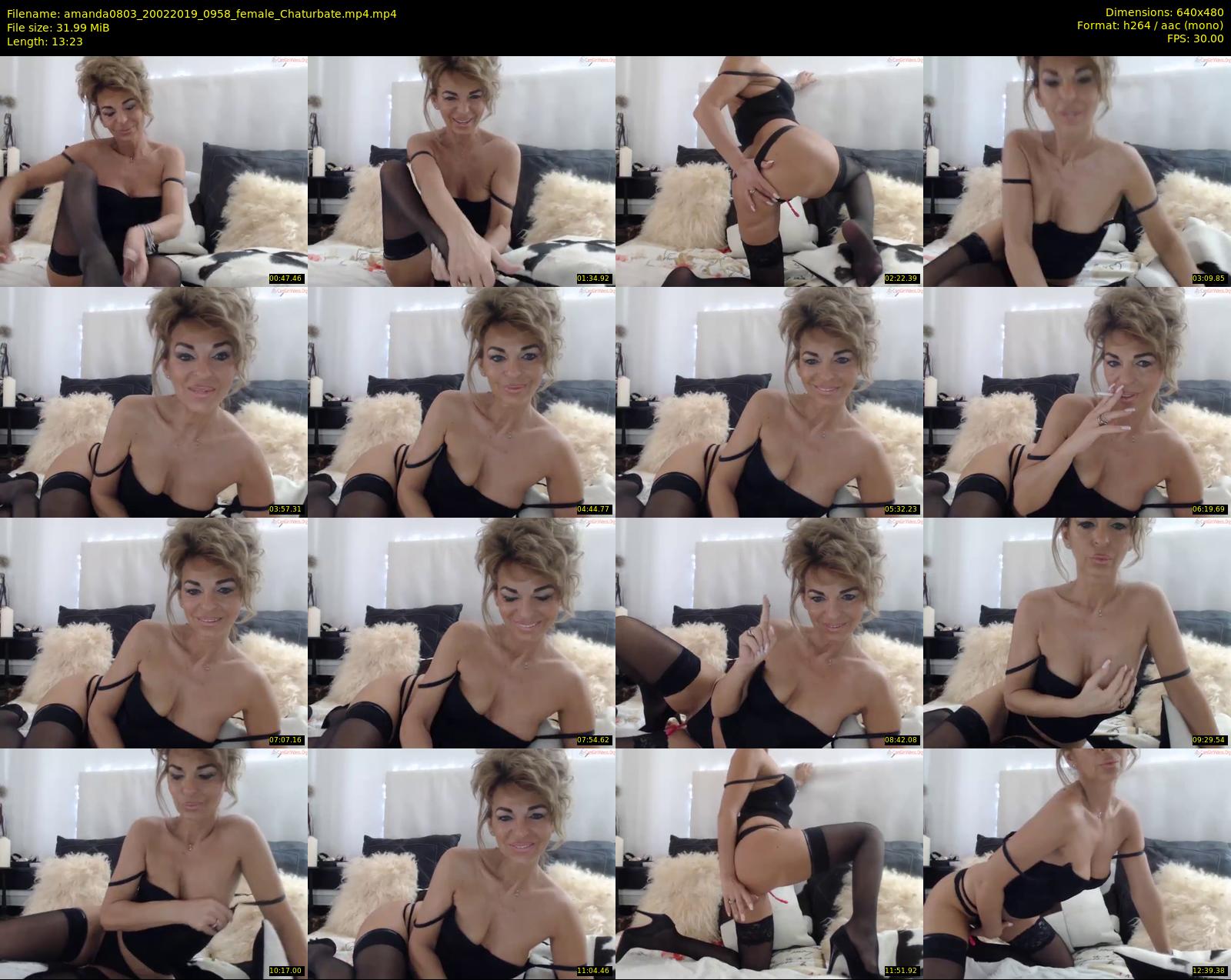 amanda0803 — 14 minute Chaturbate female cam show recording, 480p, Feb 20, 2019