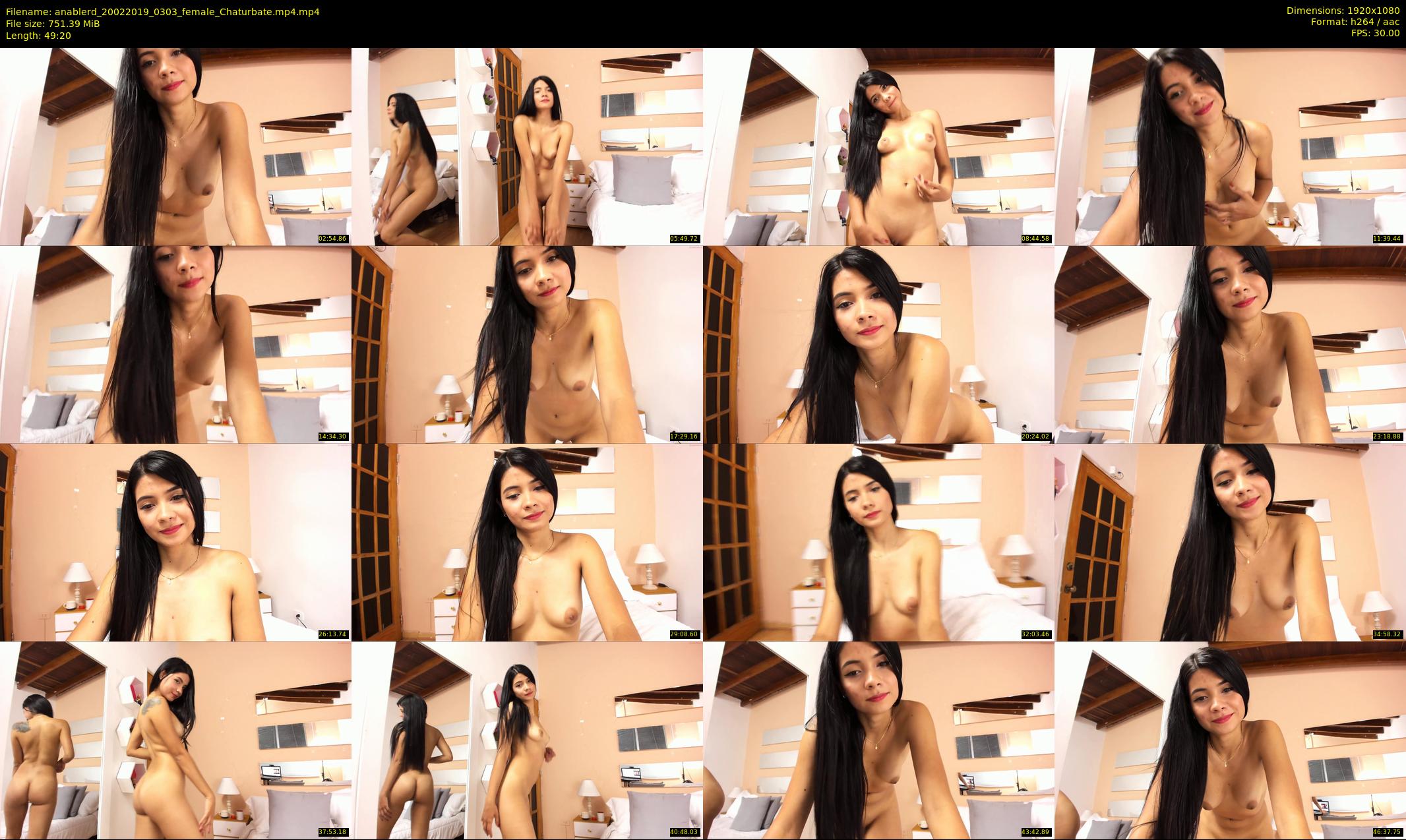 anablerd — 50 minute Chaturbate female cam show recording, 1080p, Feb 20, 2019