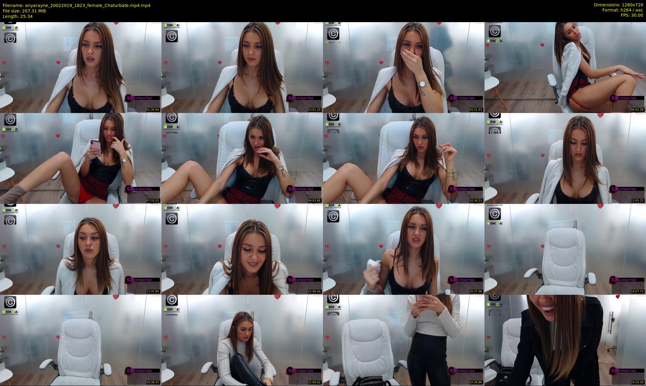anyarayne — 26 minute Chaturbate female cam show recording, 720p, Feb 20, 2019