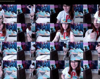 blueasfuck — 56 minute Chaturbate female cam show recording, 1080p, Feb 20, 2019