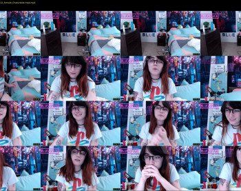 blueasfuck — 56 minute Chaturbate female cam show recording, 1080p, Feb 20, 2019