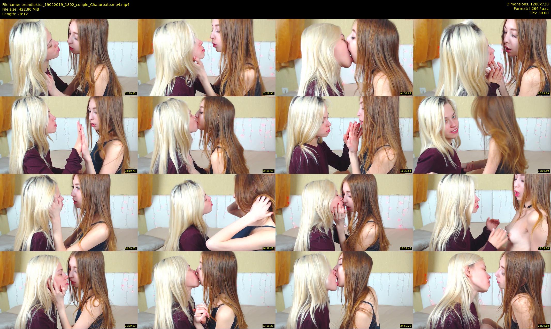 brendiekira — 29 minute Chaturbate couple cam show recording, 720p, Feb 19, 2019