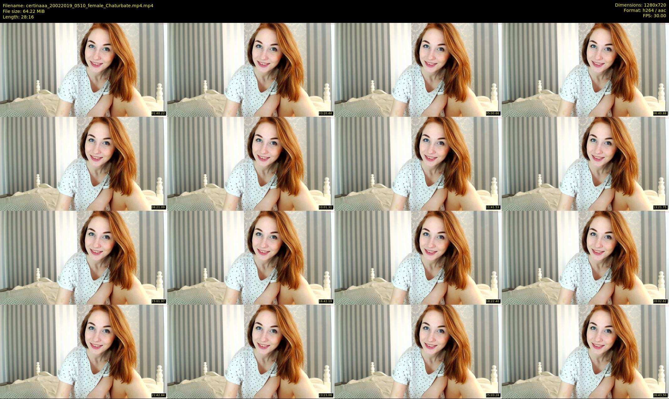 certinaaa — 29 minute Chaturbate female cam show recording, 720p, Feb 20, 2019