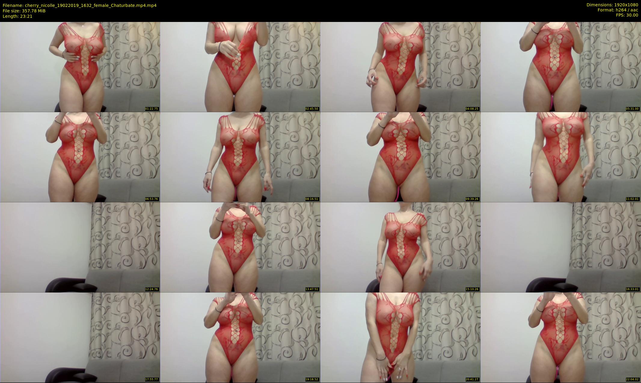 cherry_nicolle — 24 minute Chaturbate female cam show recording, 1080p, Feb 19, 2019