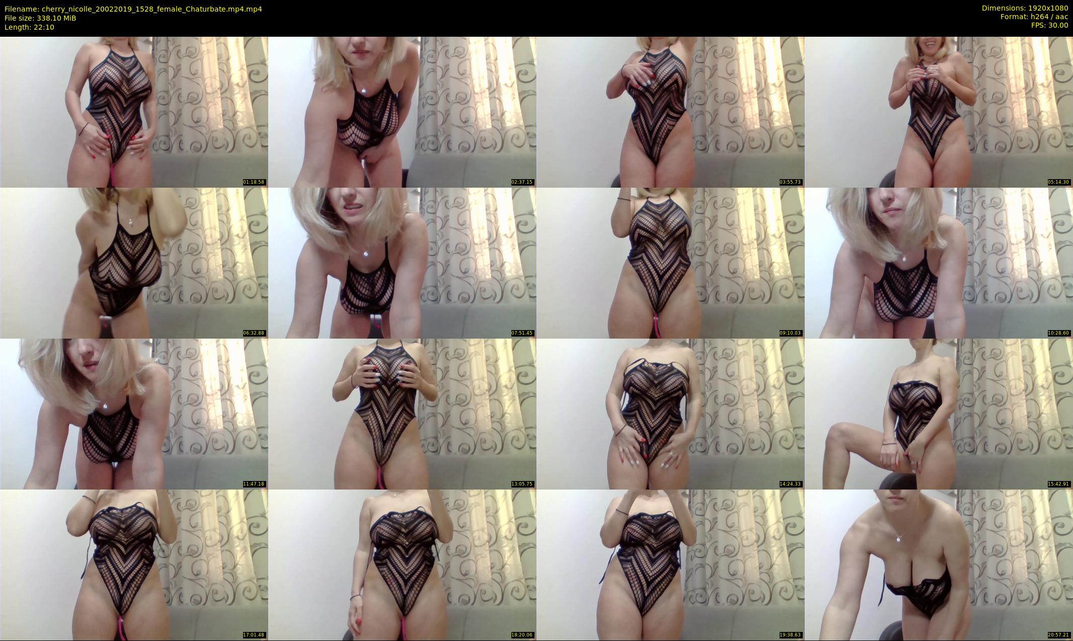 cherry_nicolle — 23 minute Chaturbate female cam show recording, 1080p, Feb 20, 2019