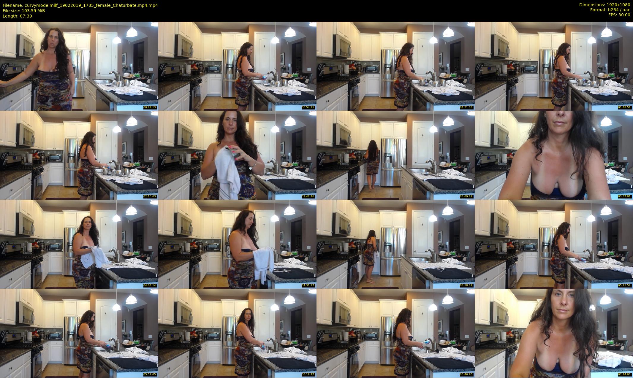 curvymodelmilf — 8 minute Chaturbate female cam show recording, 1080p, Feb 19, 2019