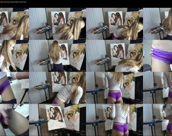 cutiepainter — 49 minute Chaturbate female cam show recording, 720p, Feb 20, 2019