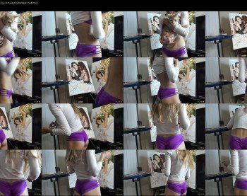 cutiepainter — 5 minute Chaturbate female cam show recording, 720p, Feb 20, 2019
