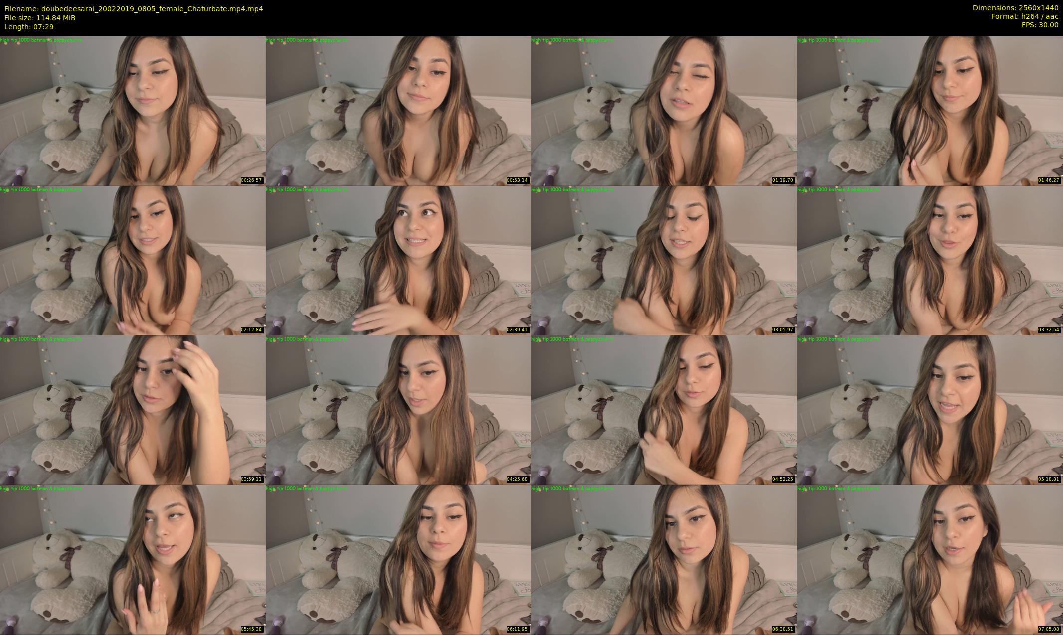 doubedeesarai — 8 minute Chaturbate female cam show recording, 1080p, Feb 20, 2019