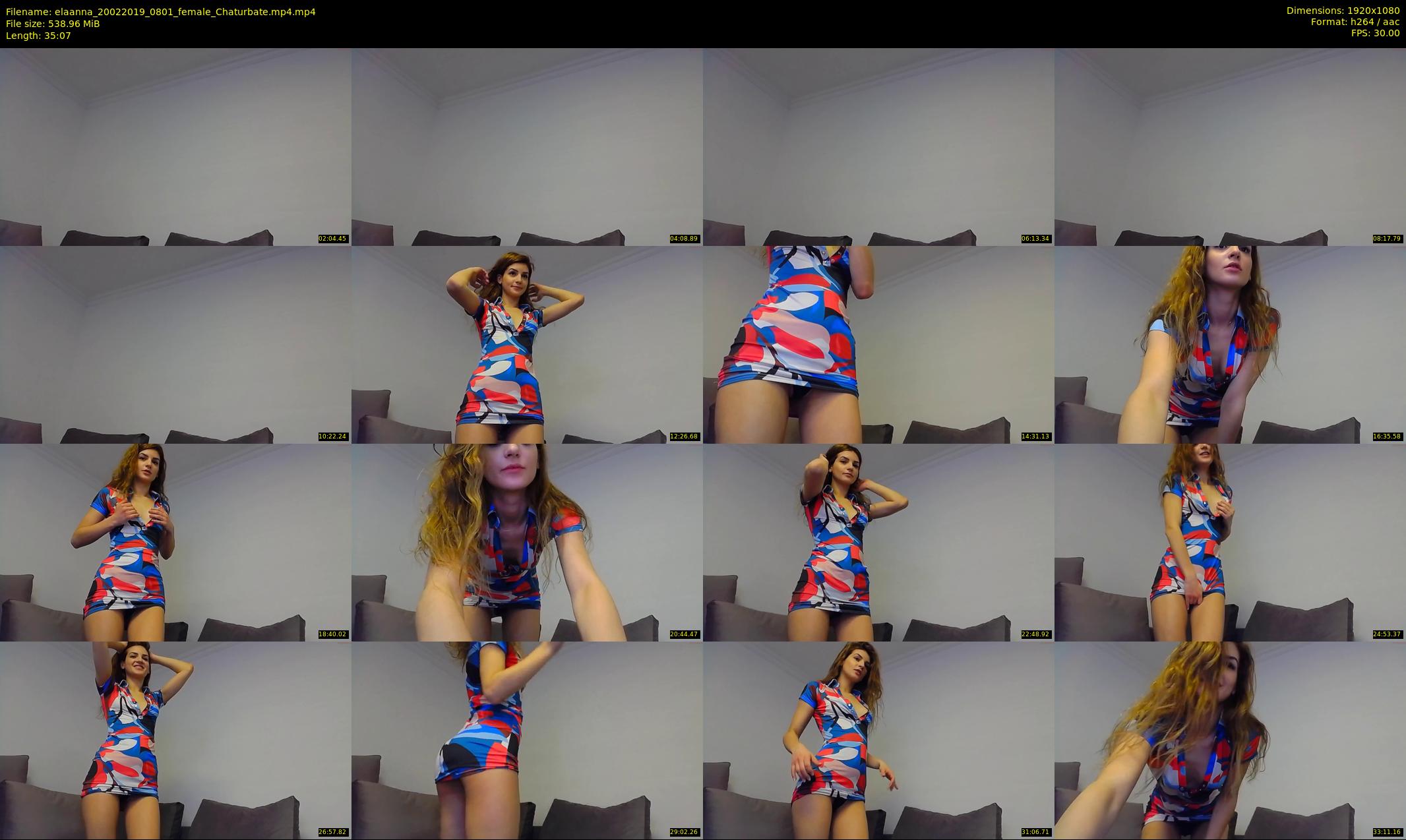 elaanna — 36 minute Chaturbate female cam show recording, 1080p, Feb 20, 2019