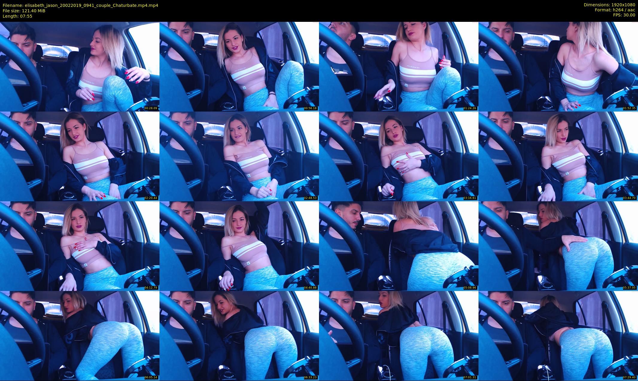 elisabeth_jason — 8 minute Chaturbate couple cam show recording, 1080p, Feb 20, 2019