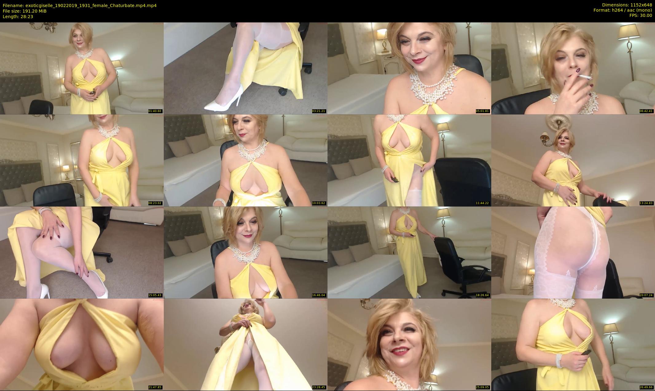 exoticgiselle — 29 minute Chaturbate female cam show recording, 480p, Feb 19, 2019