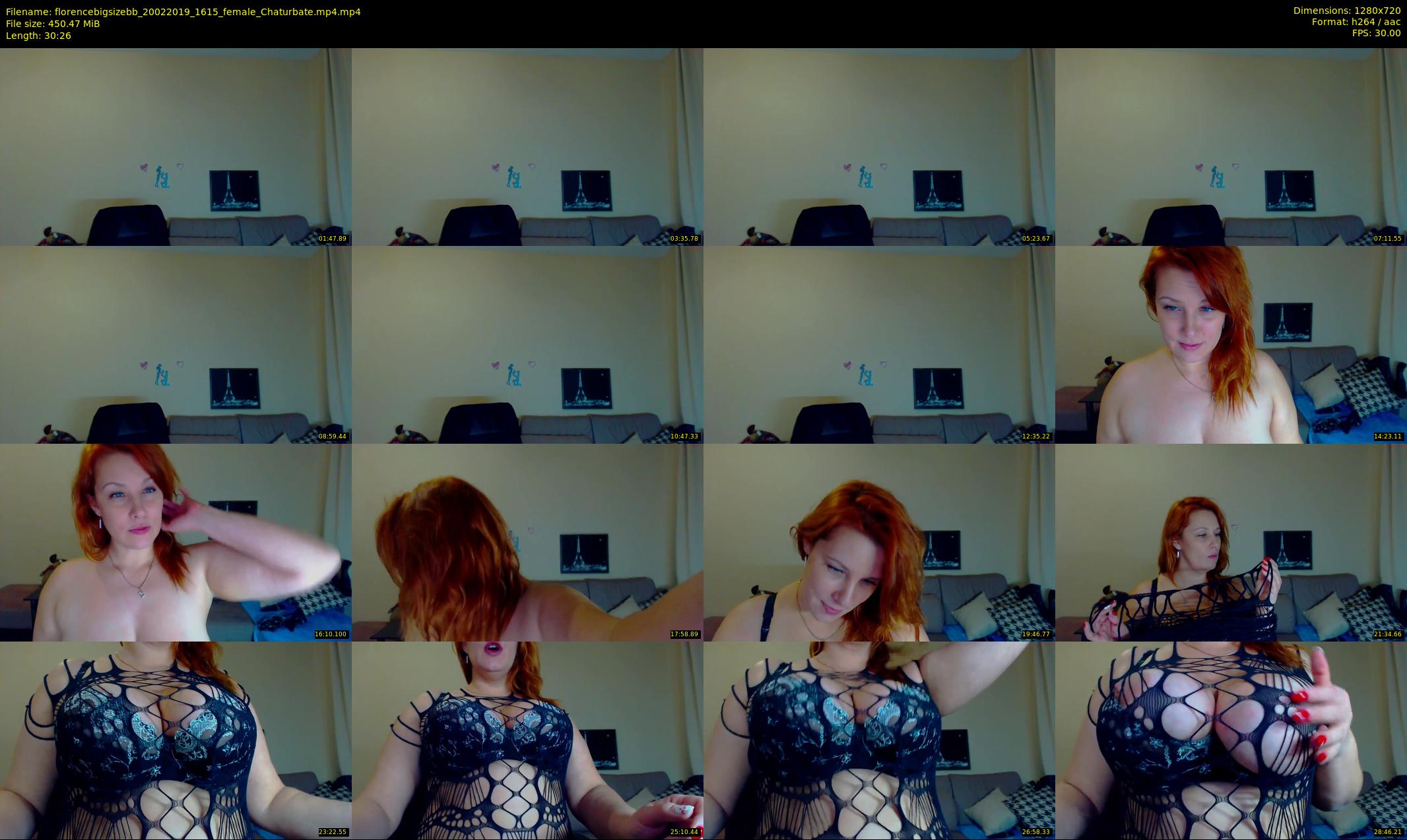 florencebigsizebb — 31 minute Chaturbate female cam show recording, 720p, Feb 20, 2019