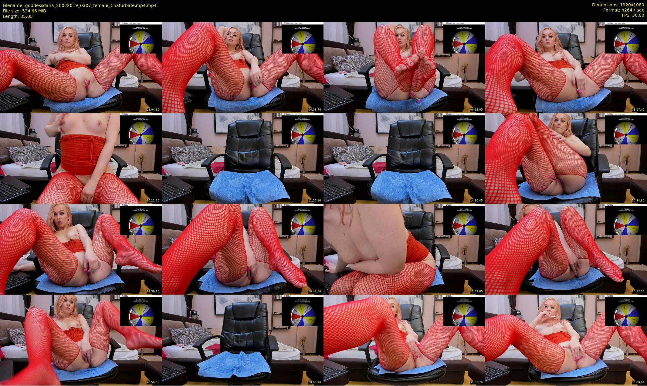 goddessdana — 36 minute Chaturbate female cam show recording, 1080p, Feb 20, 2019