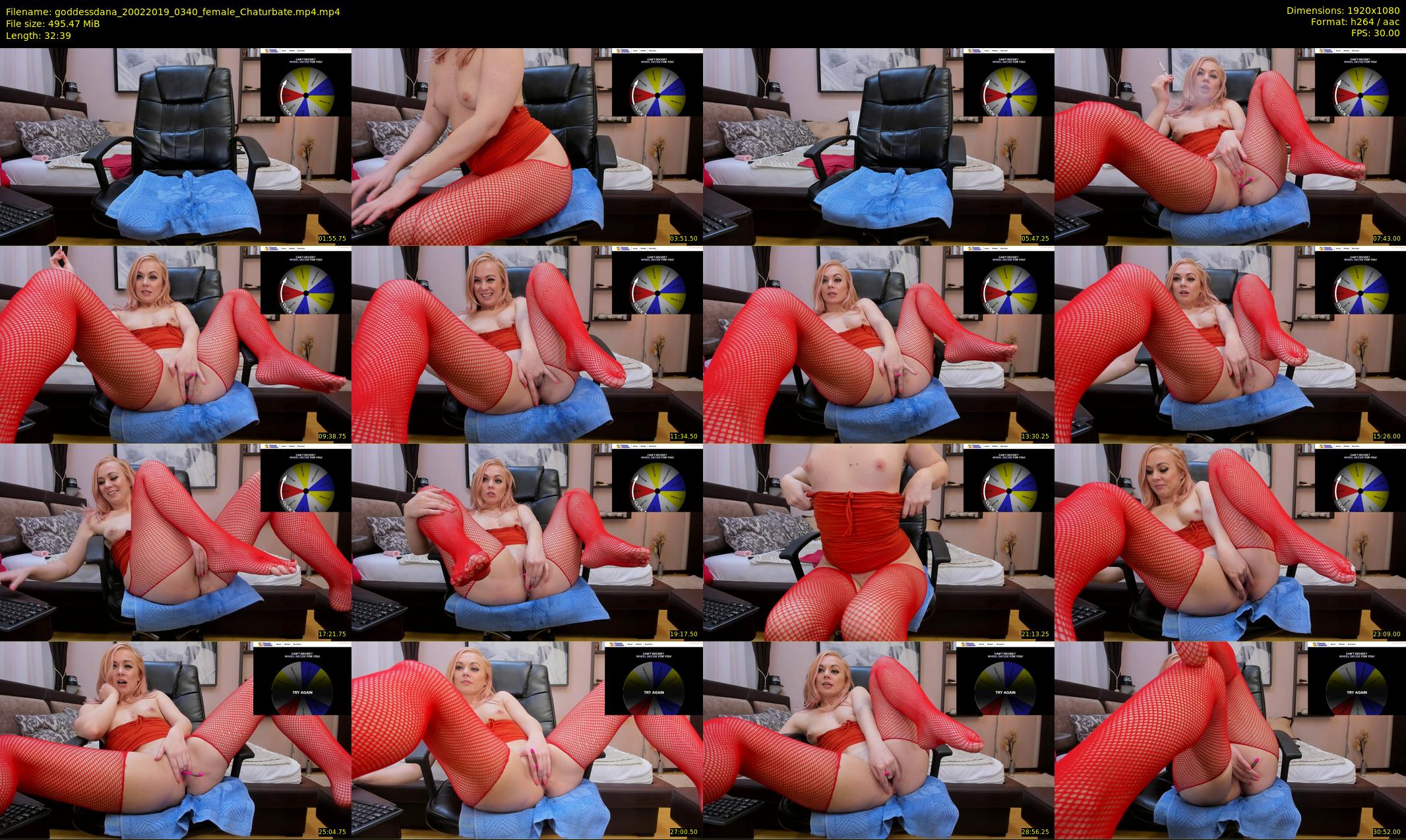 goddessdana — 33 minute Chaturbate female cam show recording, 1080p, Feb 20, 2019