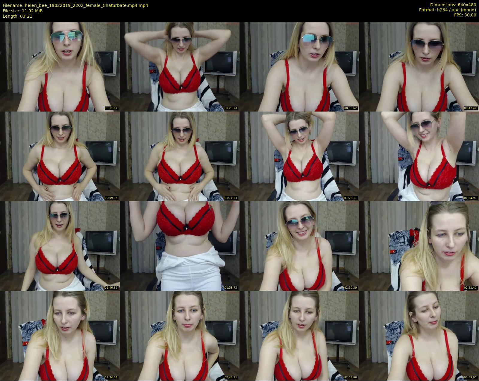 helen_bee — 4 minute Chaturbate female cam show recording, 480p, Feb 19, 2019