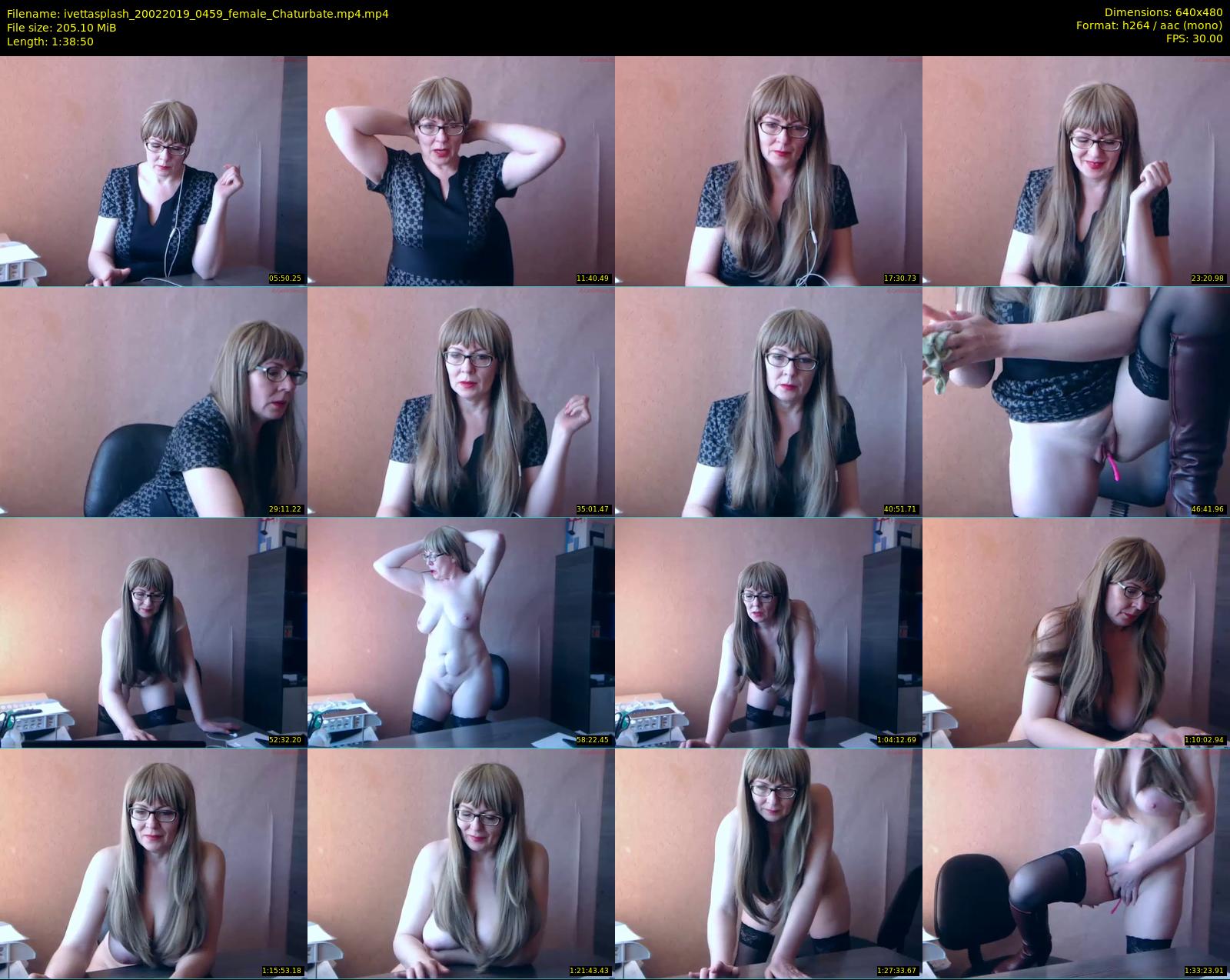 ivettasplash — 99 minute Chaturbate female cam show recording, 480p, Feb 20, 2019