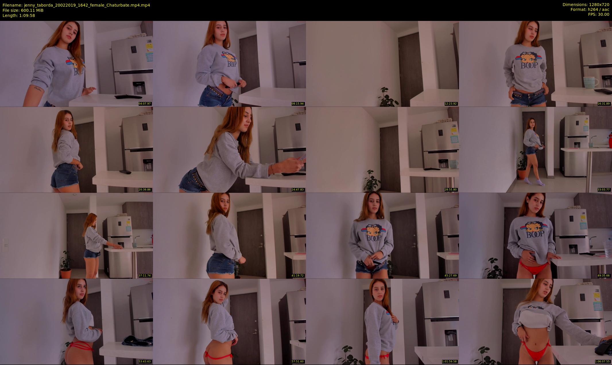 jenny_taborda — 70 minute Chaturbate female cam show recording, 720p, Feb 20, 2019