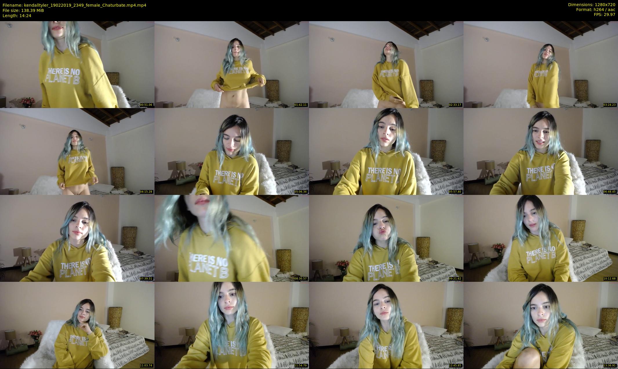 kendalltyler — 15 minute Chaturbate female cam show recording, 720p, Feb 19, 2019