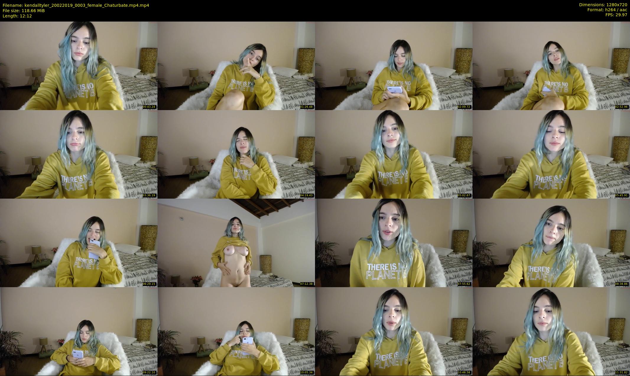 kendalltyler — 13 minute Chaturbate female cam show recording, 720p, Feb 20, 2019