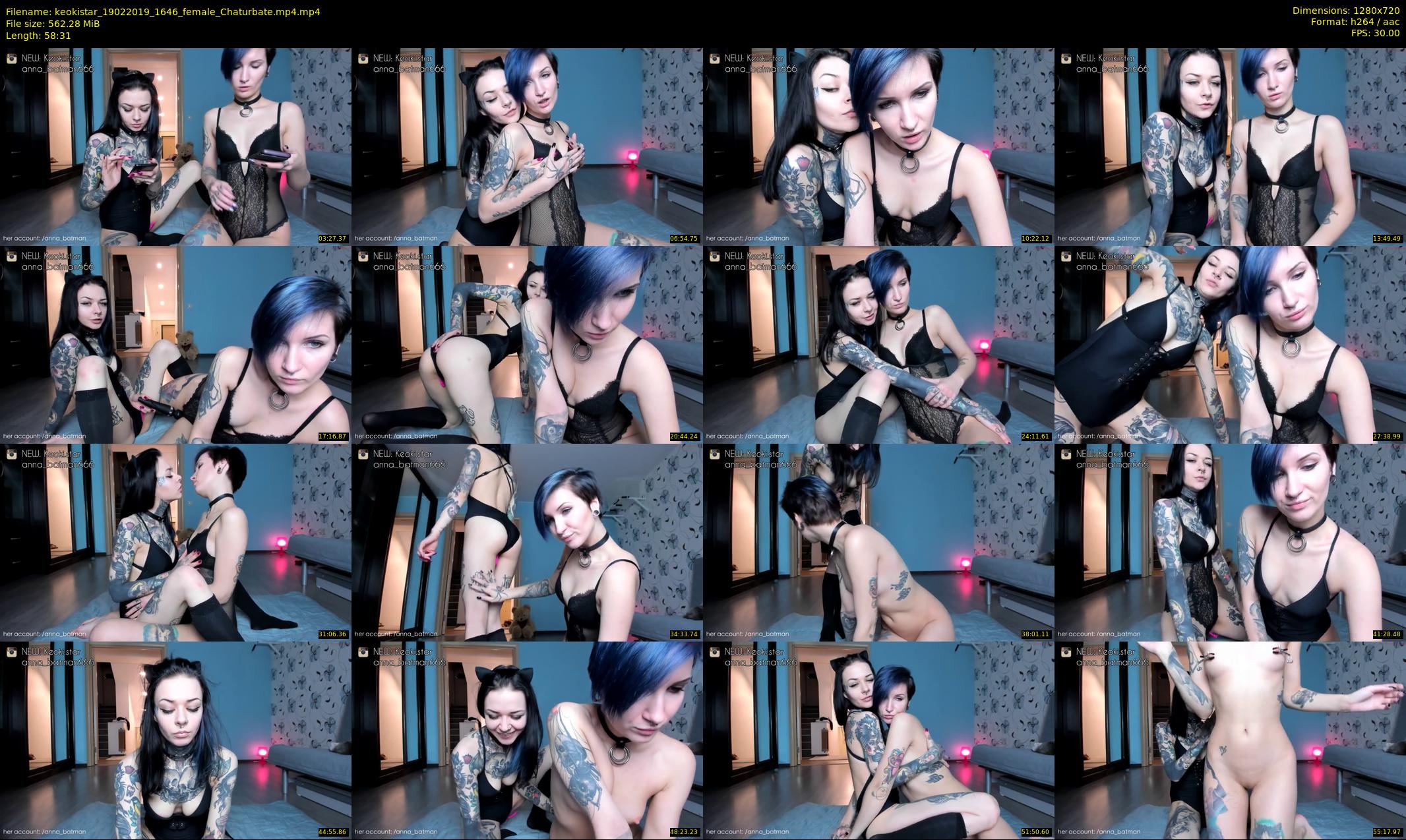 keokistar — 59 minute Chaturbate female cam show recording, 720p, Feb 19, 2019
