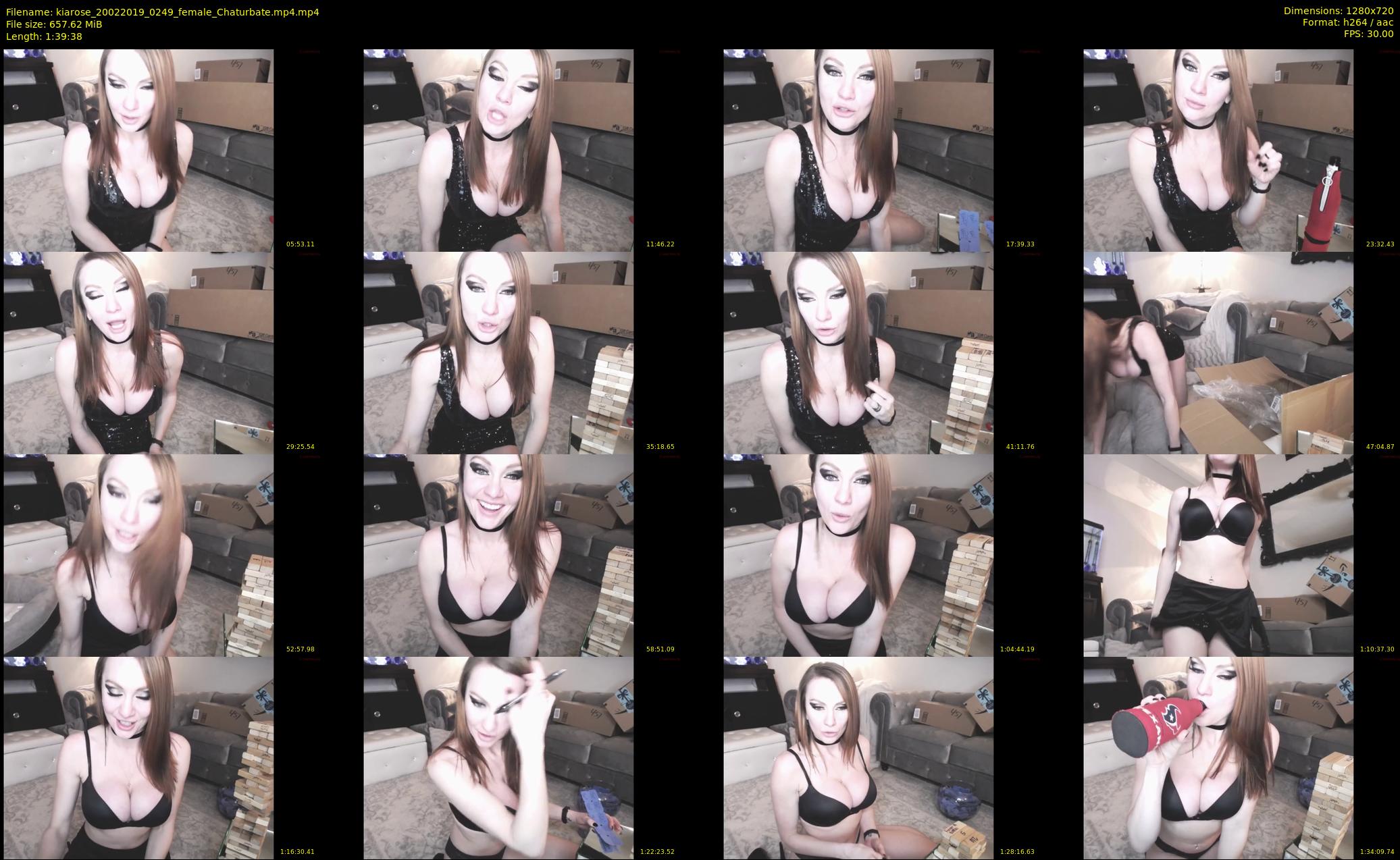 kiarose — 100 minute Chaturbate female cam show recording, 720p, Feb 20, 2019