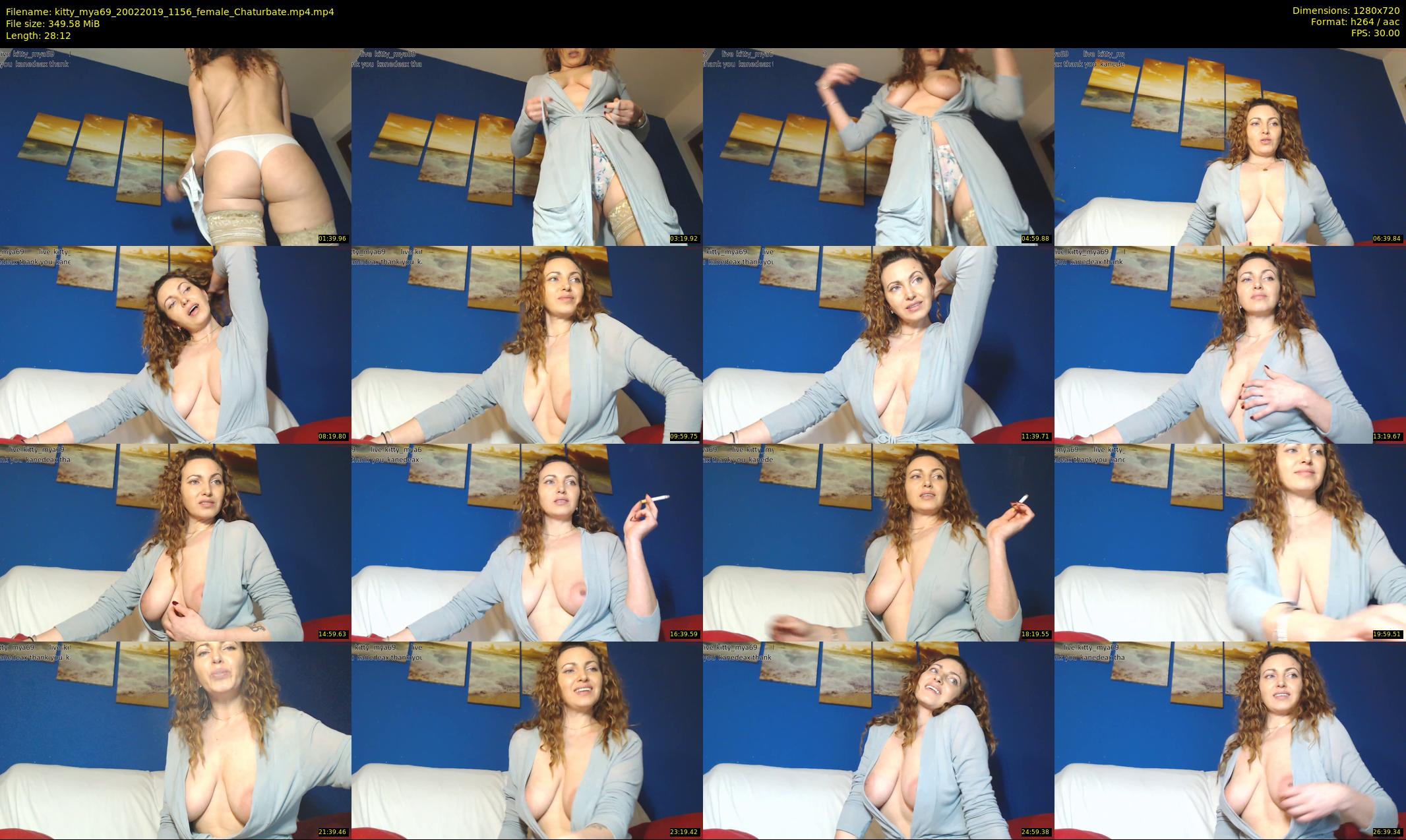 kitty_mya69 — 29 minute Chaturbate female cam show recording, 720p, Feb 20, 2019