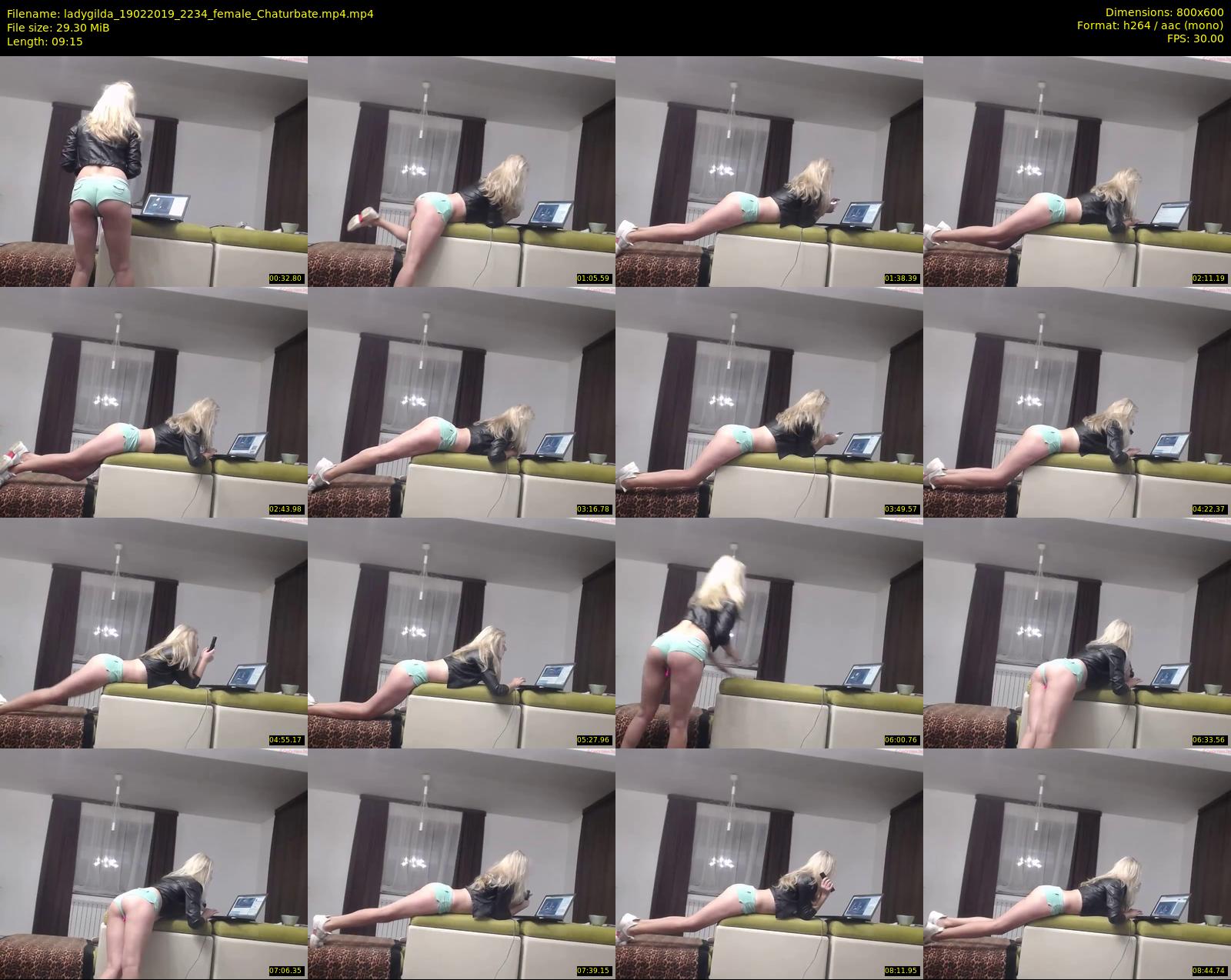 ladygilda — 10 minute Chaturbate female cam show recording, 480p, Feb 19, 2019