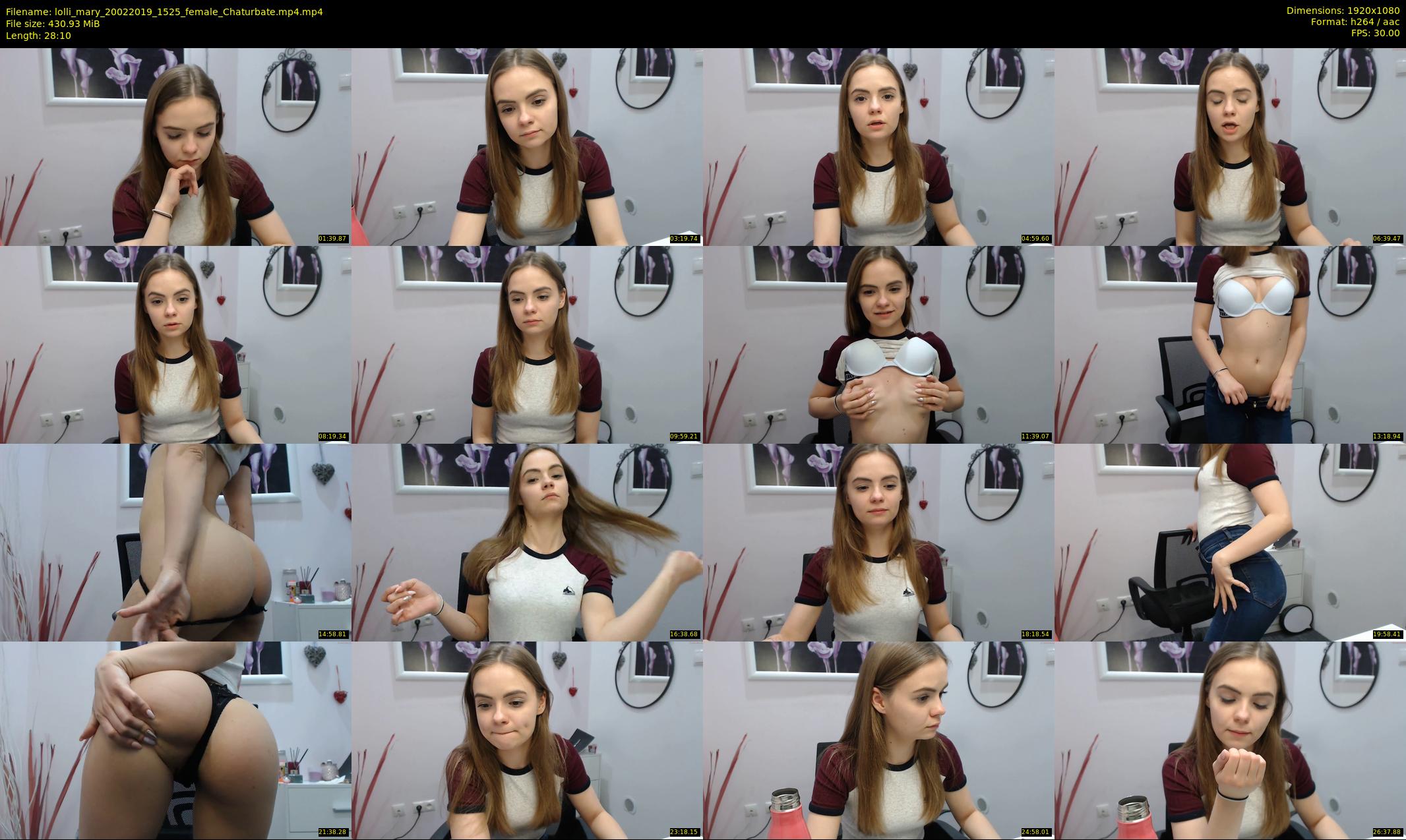 lolli_mary — 29 minute Chaturbate female cam show recording, 1080p, Feb 20, 2019