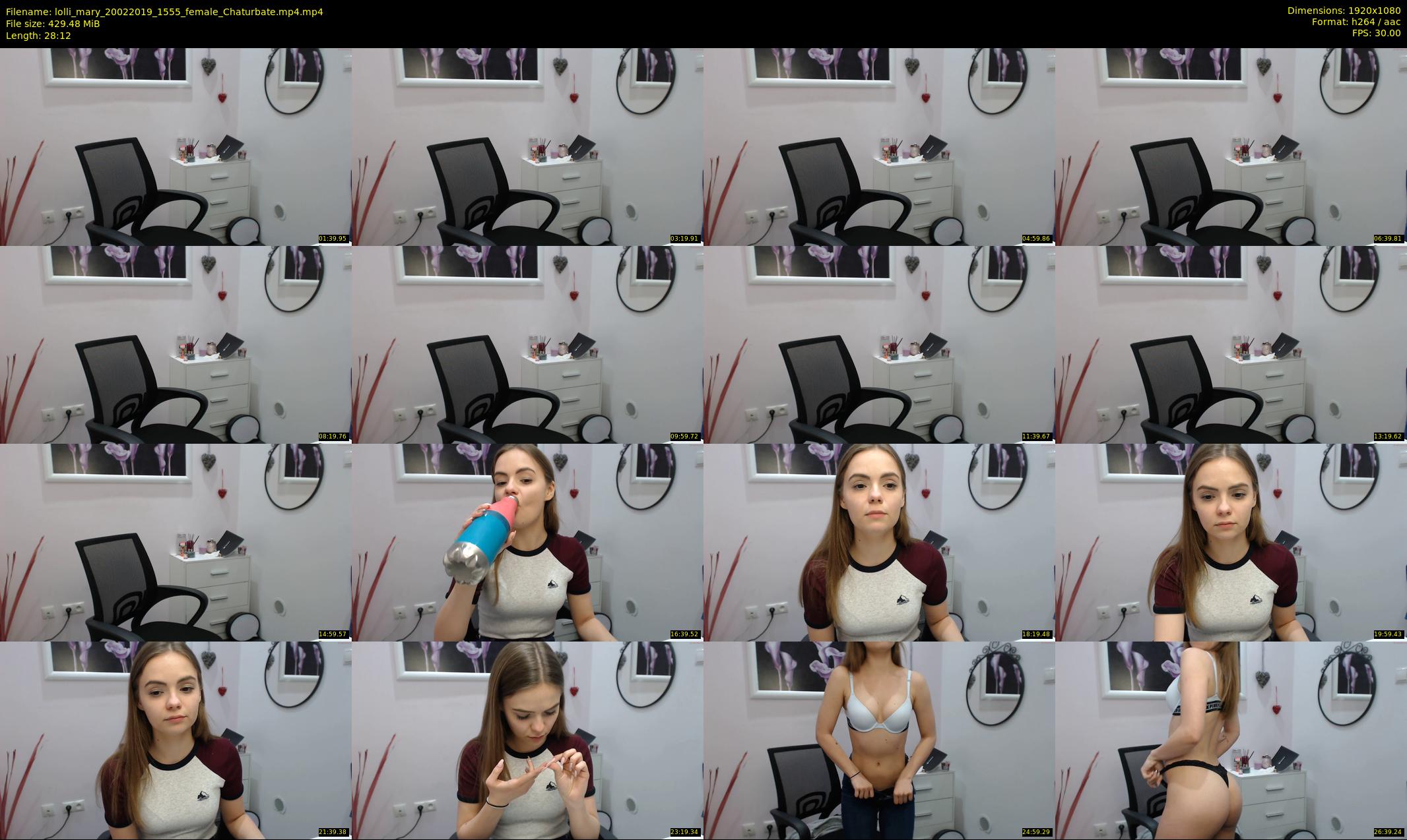 lolli_mary — 29 minute Chaturbate female cam show recording, 1080p, Feb 20, 2019