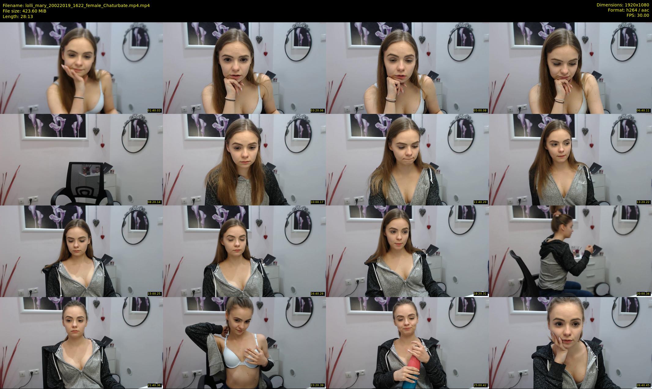 lolli_mary — 29 minute Chaturbate female cam show recording, 1080p, Feb 20, 2019