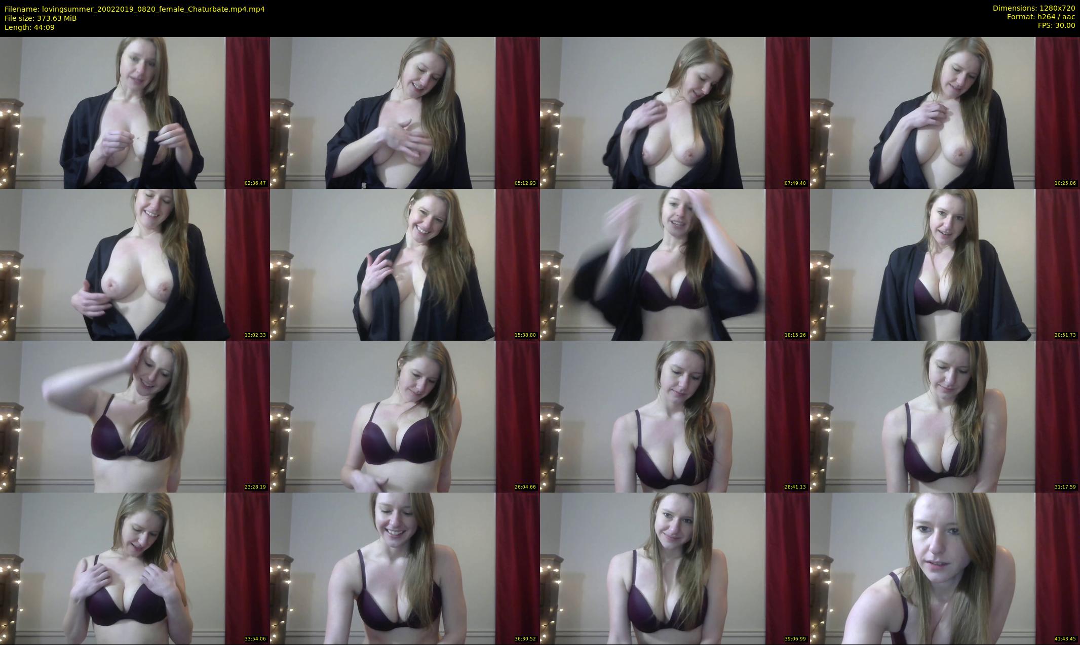 lovingsummer — 45 minute Chaturbate female cam show recording, 720p, Feb 20, 2019