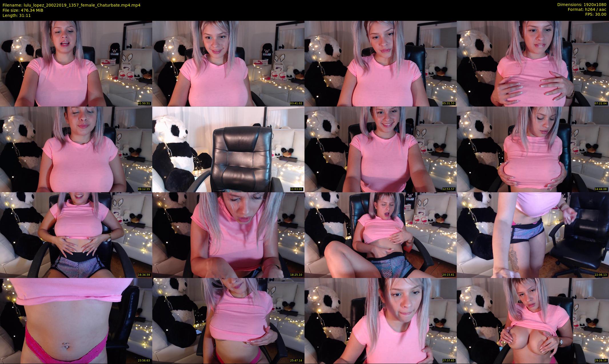 lulu_lopez — 32 minute Chaturbate female cam show recording, 1080p, Feb 20, 2019