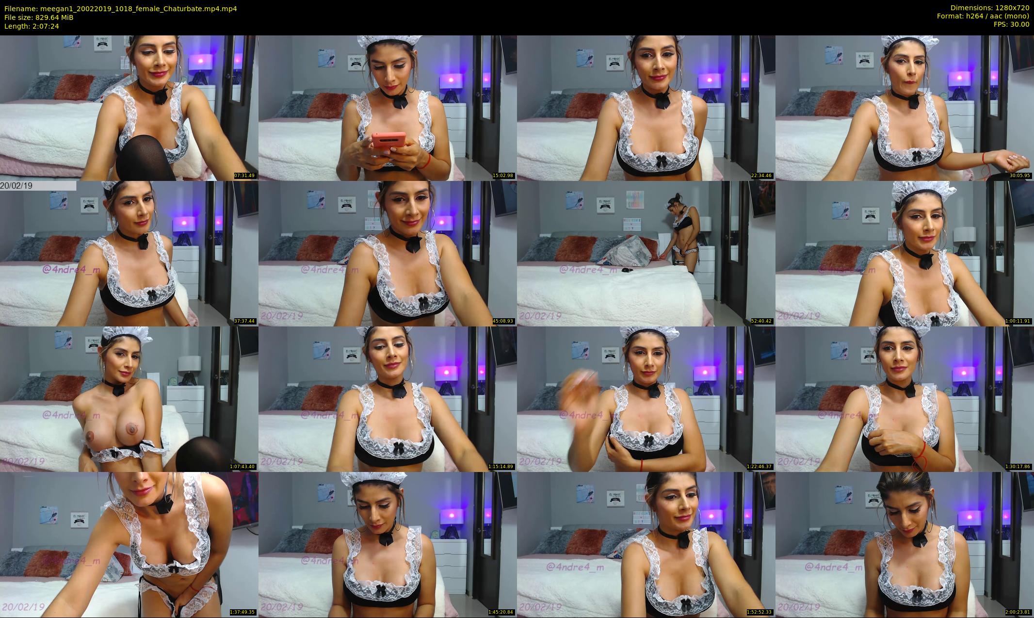 meegan1 — 128 minute Chaturbate female cam show recording, 720p, Feb 20, 2019
