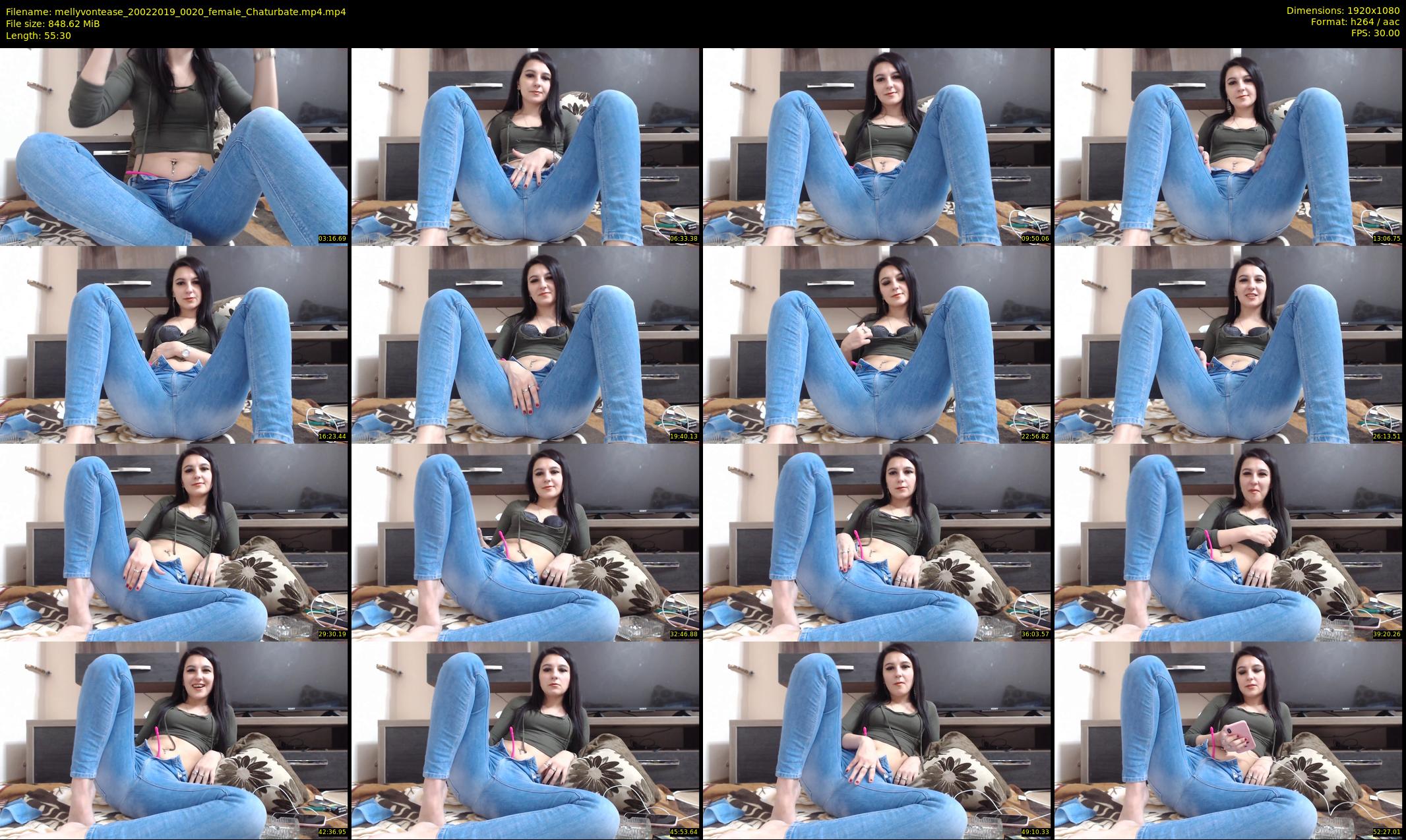 mellyvontease — 56 minute Chaturbate female cam show recording, 1080p, Feb 20, 2019