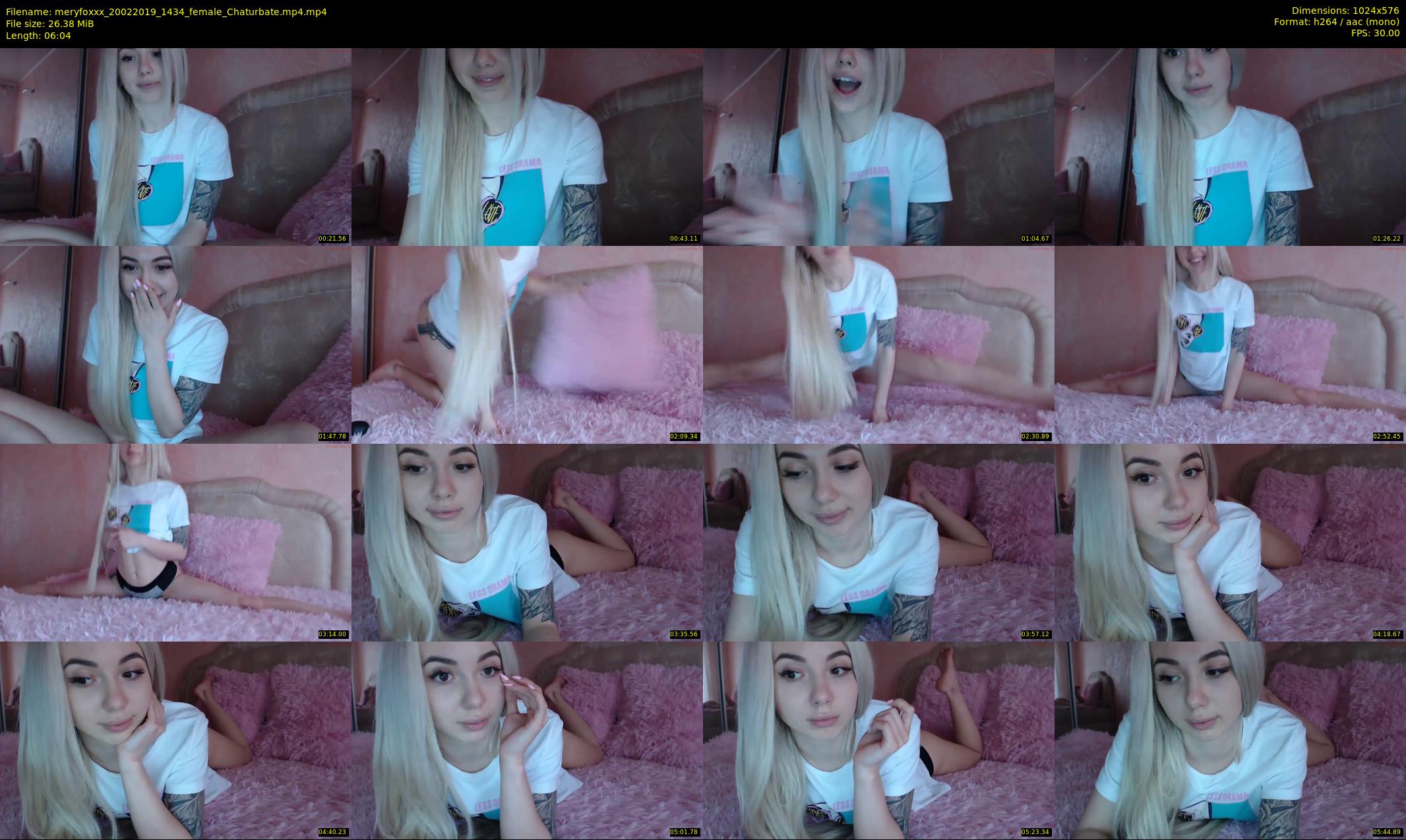 meryfoxxx — 7 minute Chaturbate female cam show recording, 480p, Feb 20, 2019