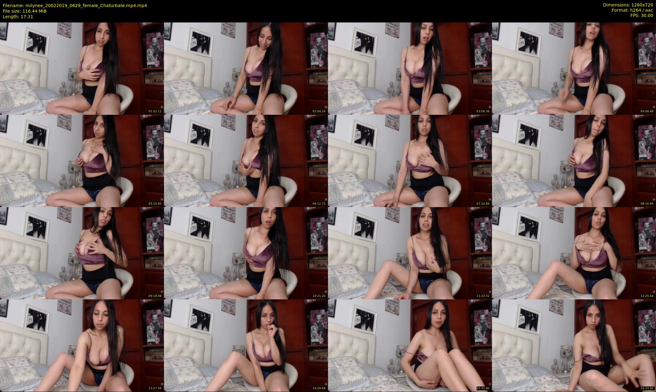 milynee — 18 minute Chaturbate female cam show recording, 720p, Feb 20, 2019