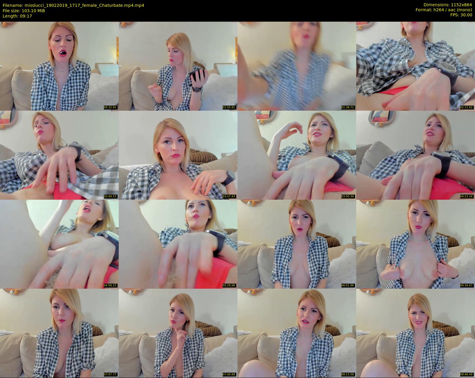 misslucci — 10 minute Chaturbate female cam show recording, 720p, Feb 19, 2019
