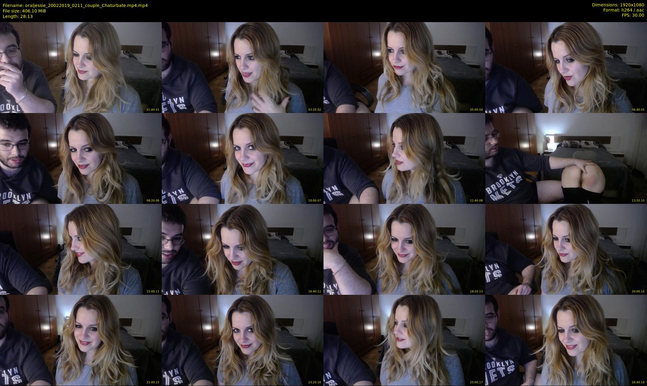 oraljessie — 29 minute Chaturbate couple cam show recording, 1080p, Feb 20, 2019