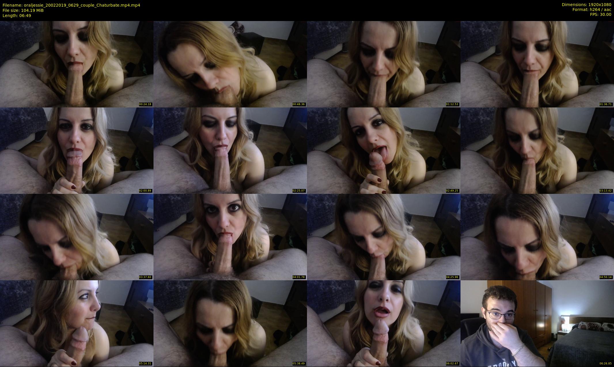 oraljessie — 7 minute Chaturbate couple cam show recording, 1080p, Feb 20, 2019