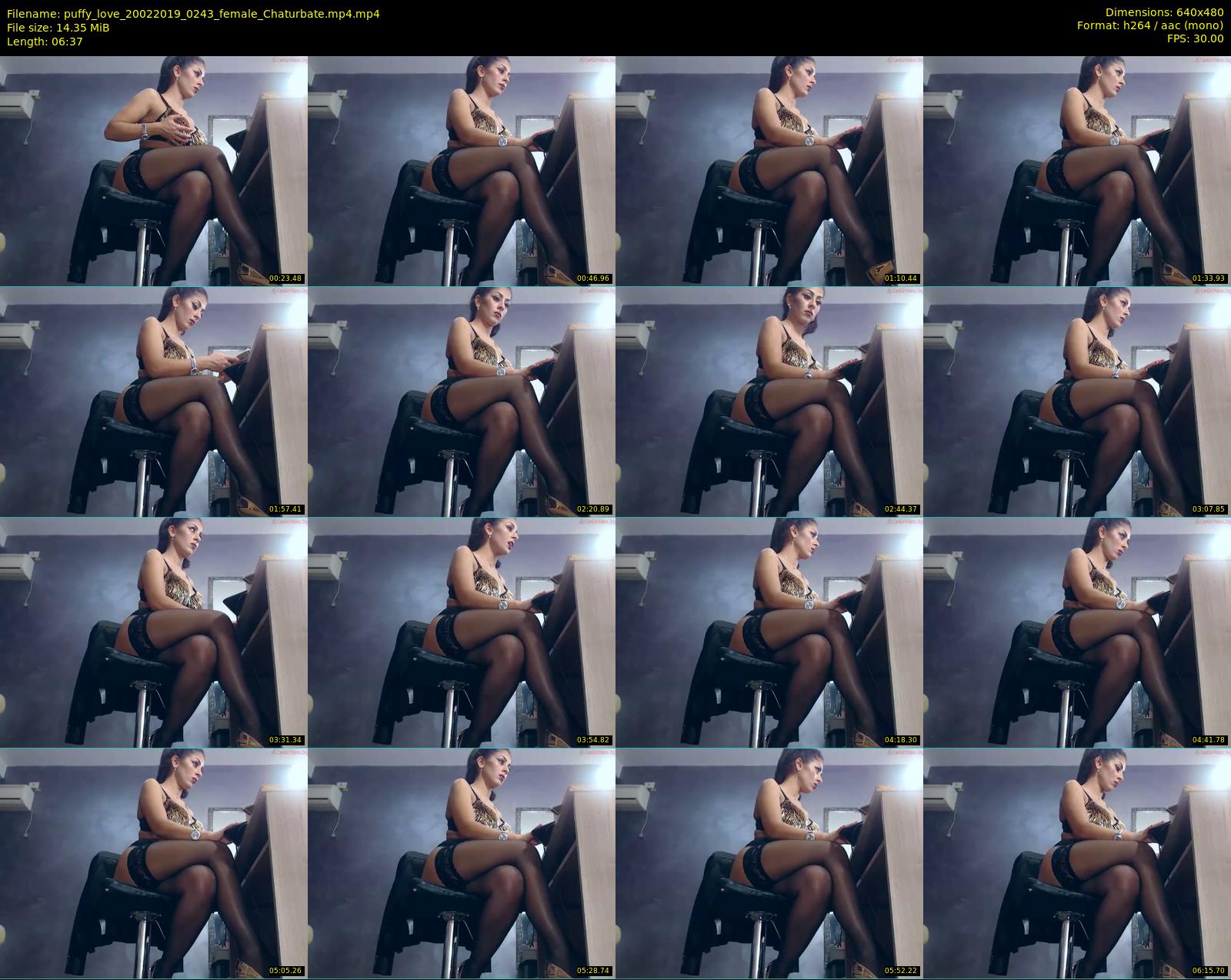 puffy_love — 7 minute Chaturbate female cam show recording, 480p, Feb 20, 2019