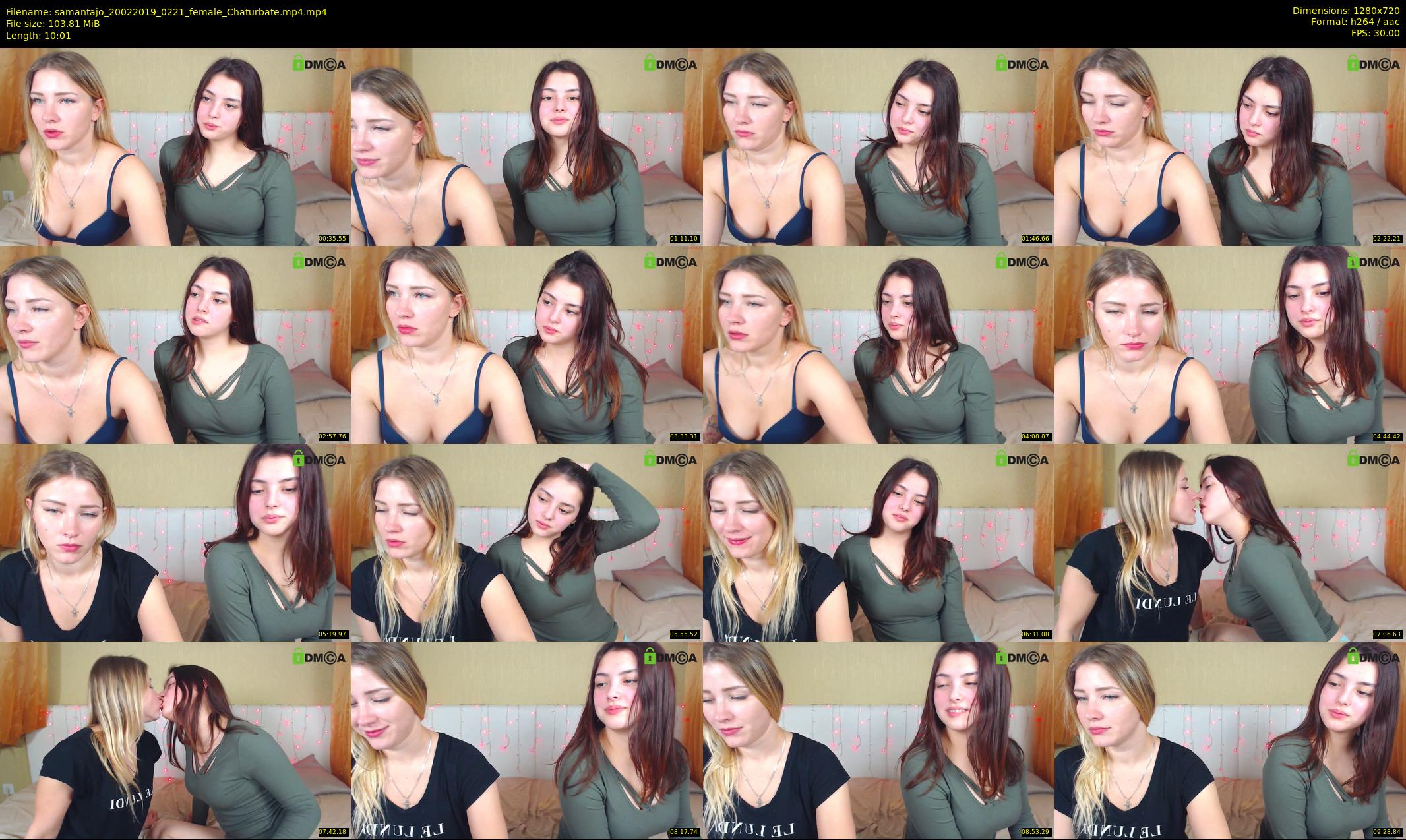 samantajo — 11 minute Chaturbate female cam show recording, 720p, Feb 20, 2019