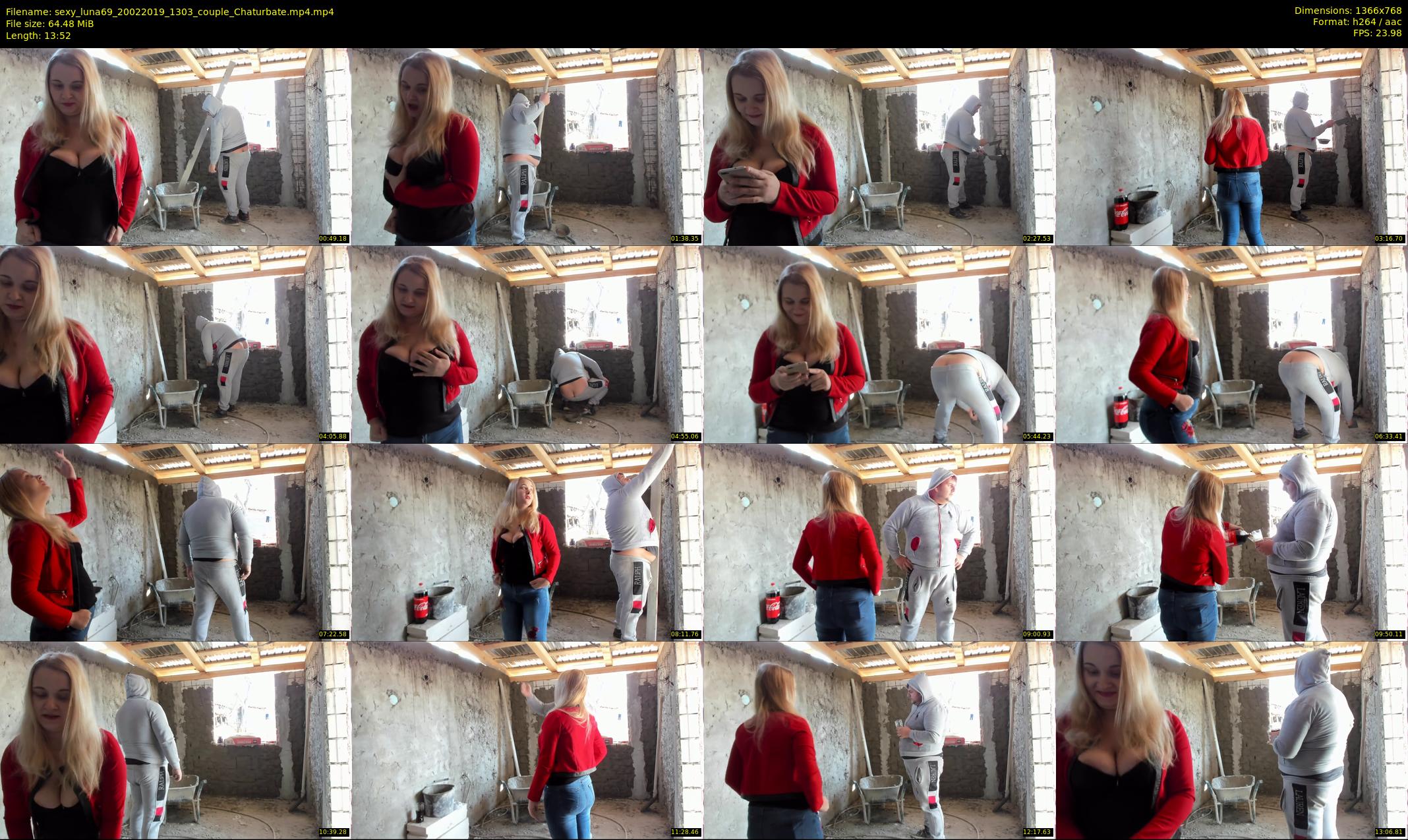 sexy_luna69 — 14 minute Chaturbate couple cam show recording, 720p, Feb 20, 2019