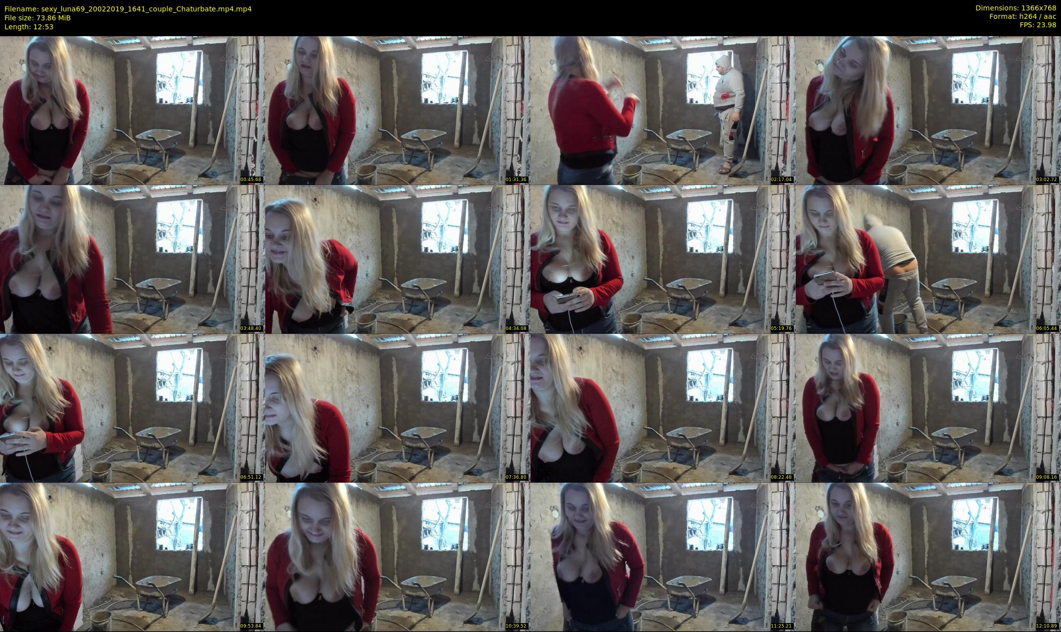 sexy_luna69 — 13 minute Chaturbate couple cam show recording, 720p, Feb 20, 2019